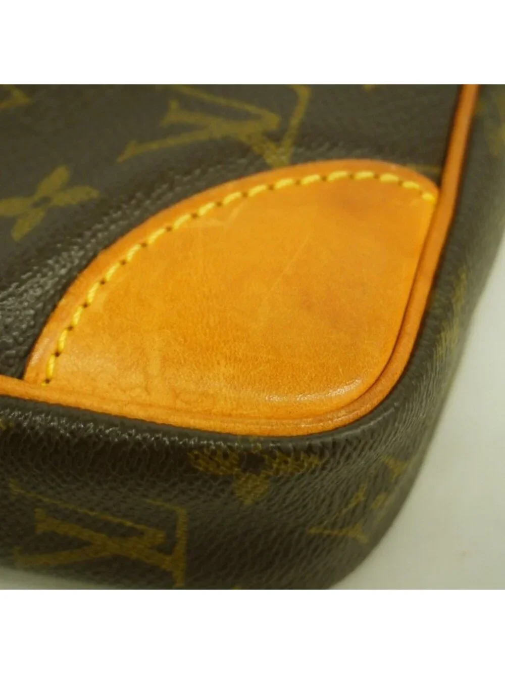 Louis Vuitton Clutch Monogram Marly Dragonne GM Brown